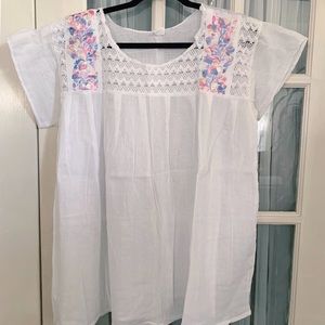 🌟Mexican Embroidered Light Cotton Top